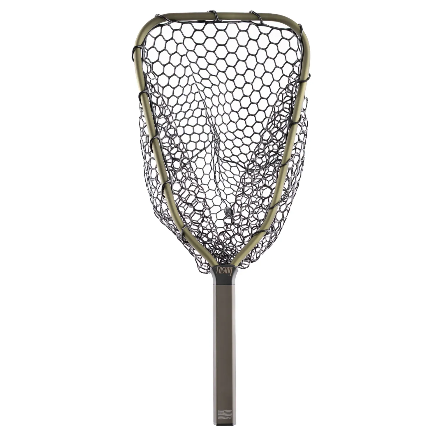 Rising Brookie Net - 16'' Black Bag, Color: Moss