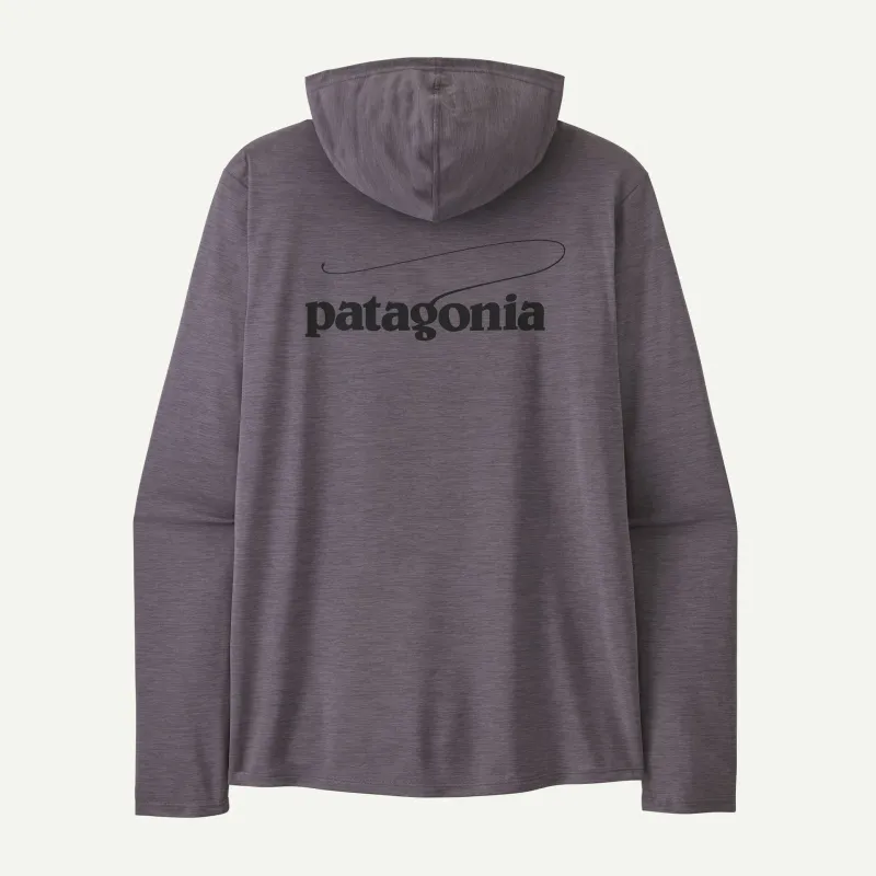 Patagonia - Mens Cap Cool Daily Hoody - May Grey - Casting Logo