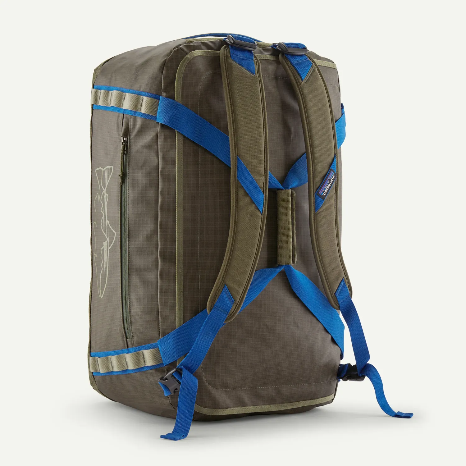 Patagonia - Black Hole Duffel 55L - Basin Green Fitz Roy Trout