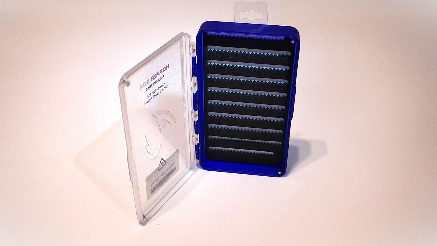 Fulling Mill Hopper Fly Box, Color: Blue