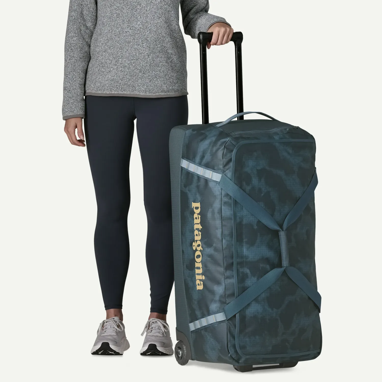 Patagonia Black Hole Wheeled Duffel 100L - Sastrugi: Summit Blue