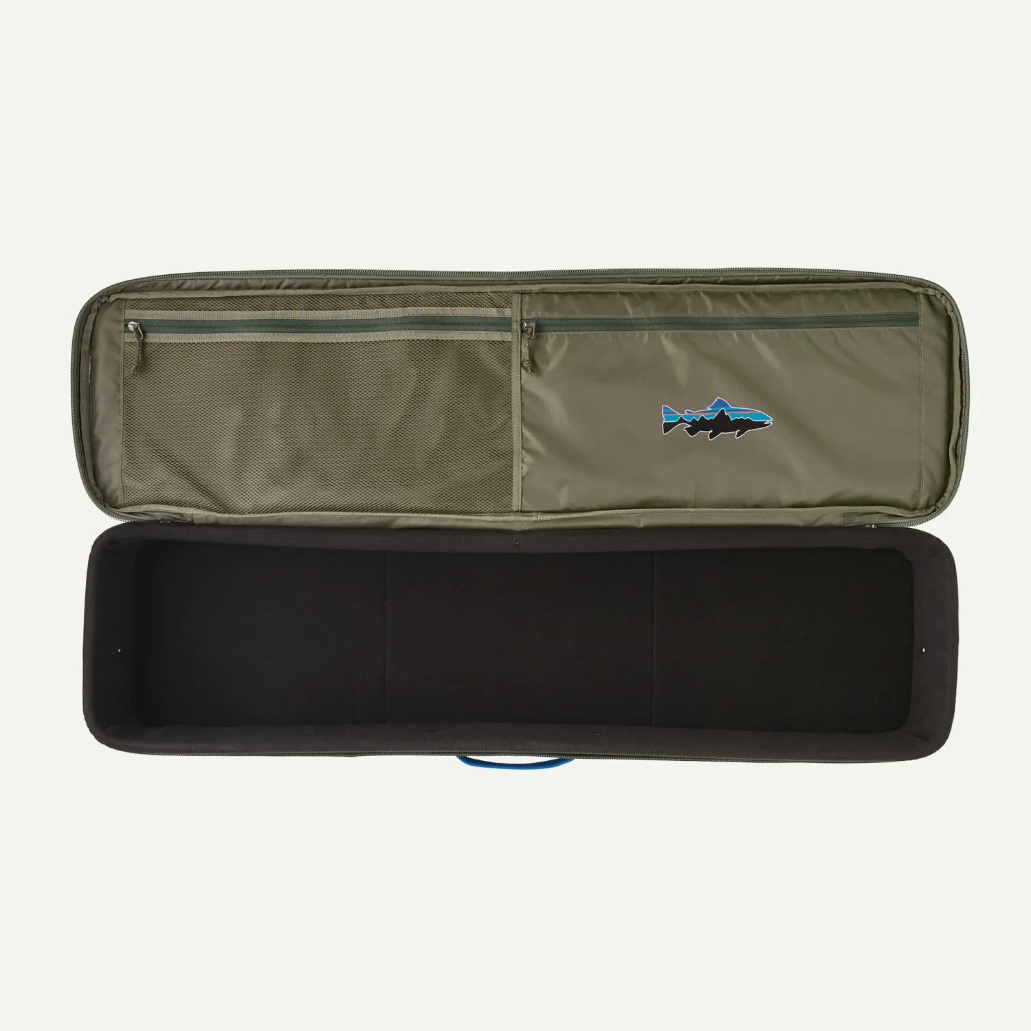 Patagonia Black Hole Rod Case - Basin Green w Fitz Trout