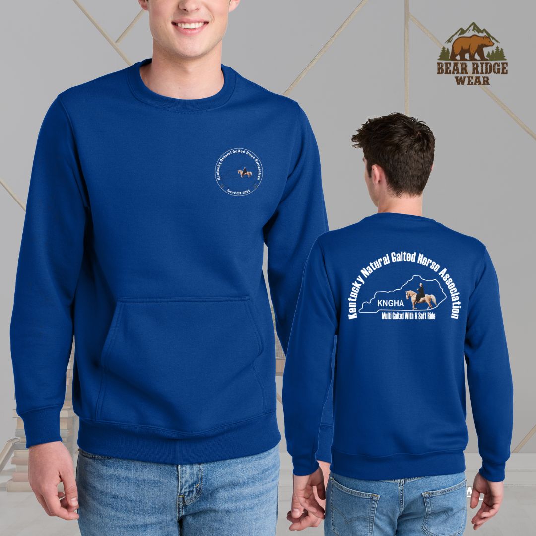 KNGHA Kangaroo Pocket Crewneck White