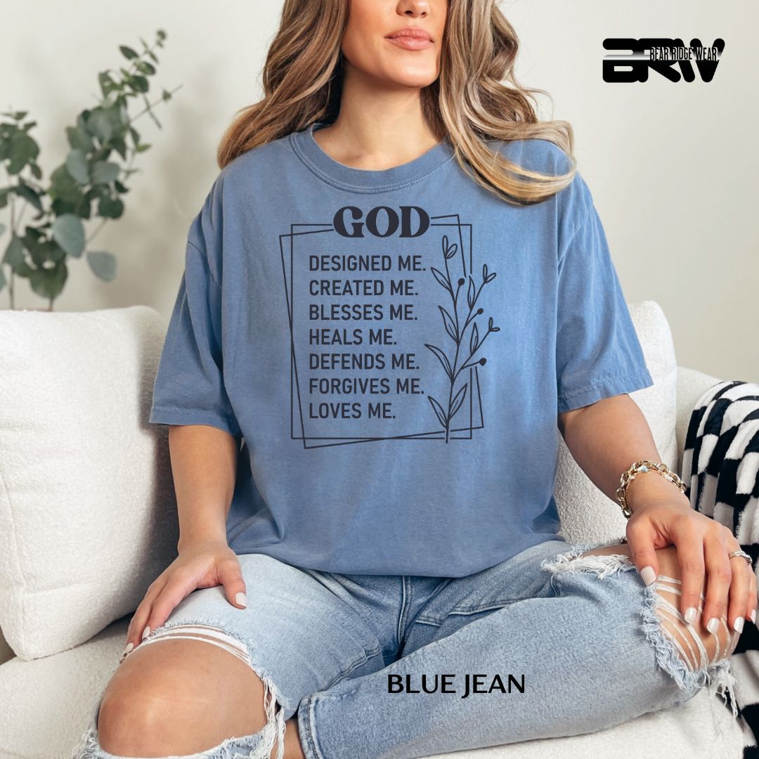 'God Designed Me' Faith Tee