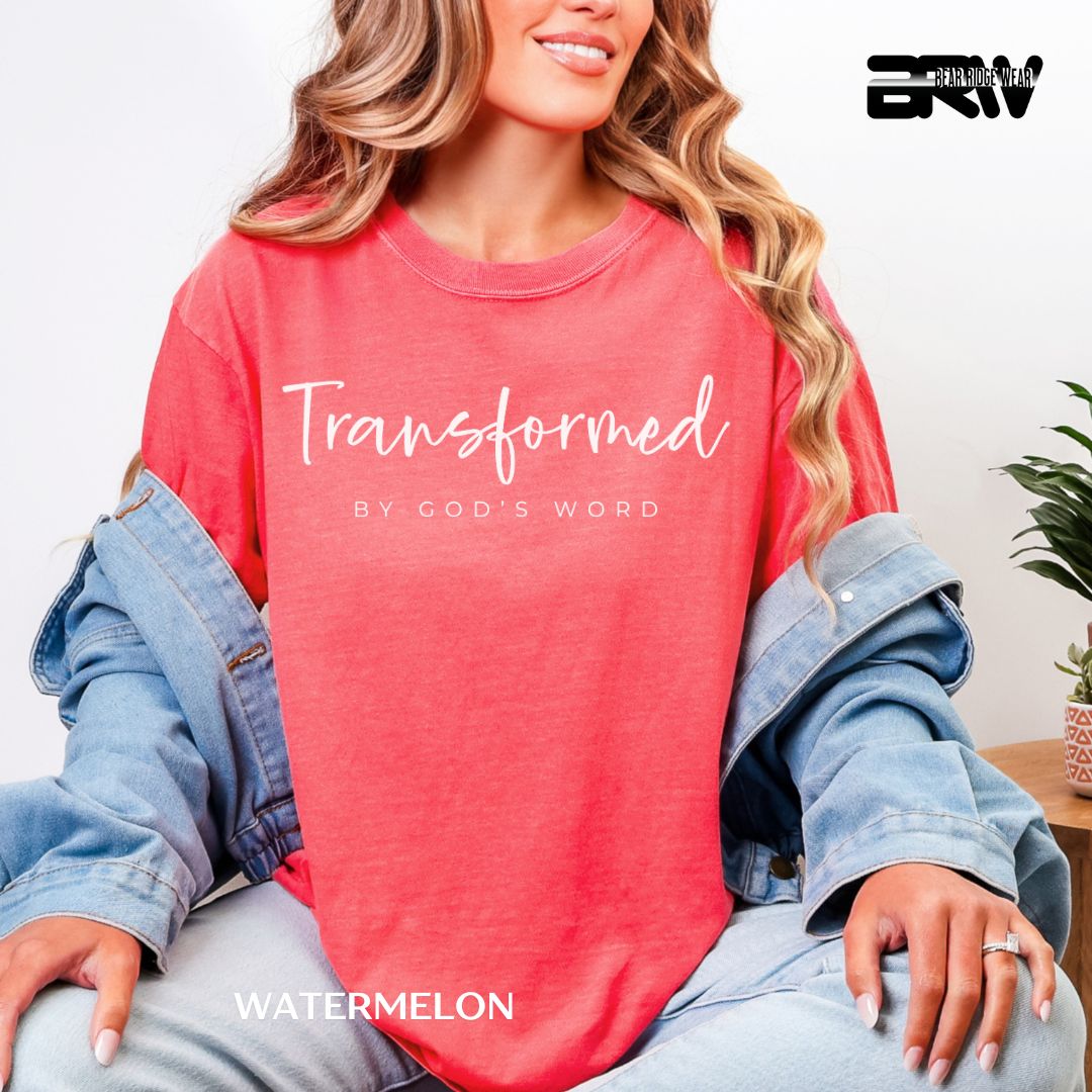 'Transformed-White' Faith Tee