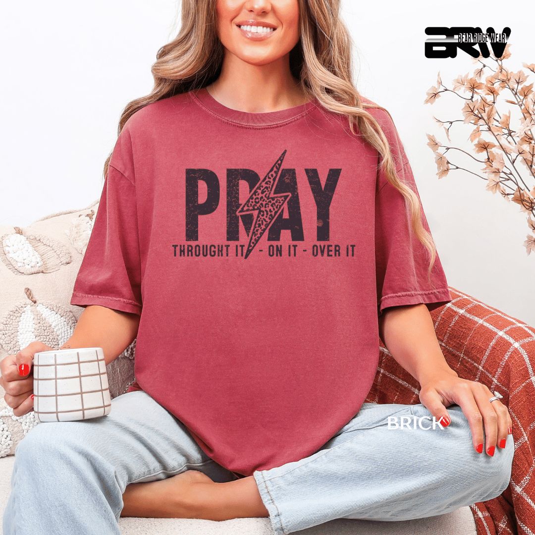 'Pray-Thought it On It' Faith Tee