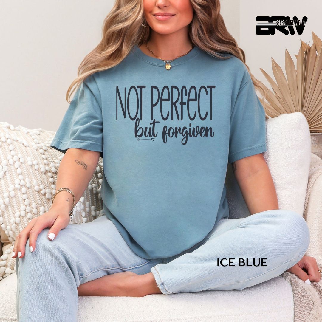 'Not Perfect But Forgiven' Faith Tee