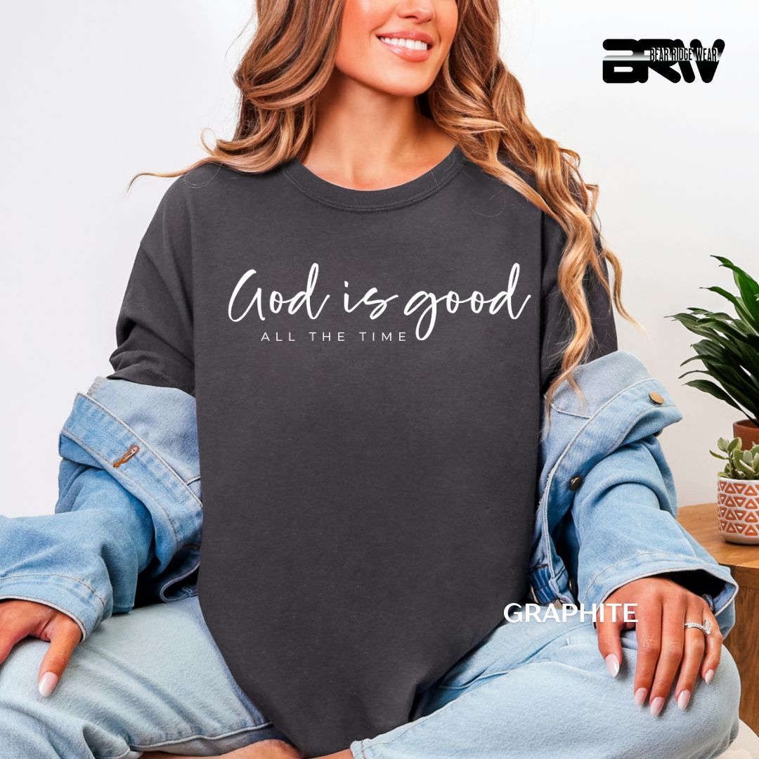 'God Is Good-White' Faith Tee