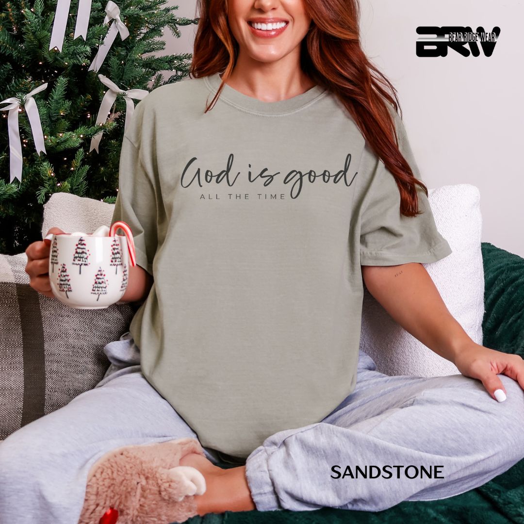 'God Is Good-Black' Faith Tee