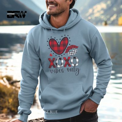'XOXO Vibes Only' Valentine's Day Hoodies