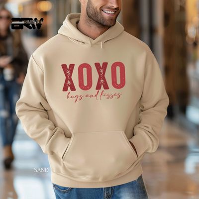 'XOXO Hugs &amp; Kisses' Valentine's Day Hoodies