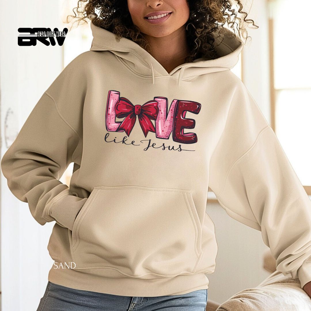 'Love like Jesus' Valentine's Day Hoodies