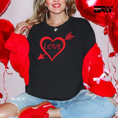 'Love -Heart Arrow' Valentines Tee