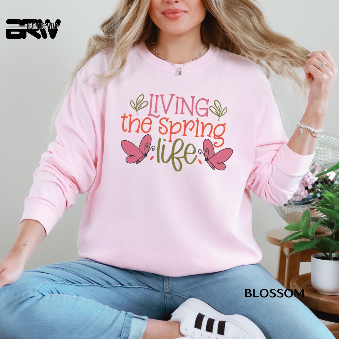 Living The Spring Life' Spring Long-Sleeve Tee