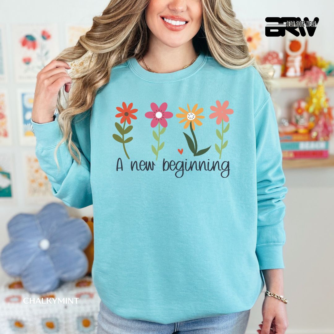 A New Beginning' Spring  Long-Sleeve Tee