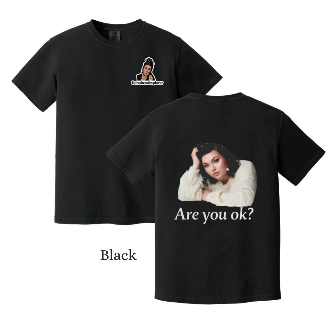 Are you Ok?, Color: Black-38, Size: S