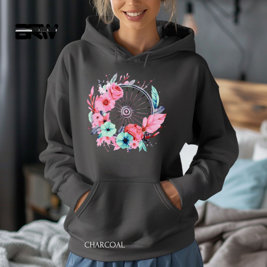 Flowers-Wagon Wheel' Spring Hoodie