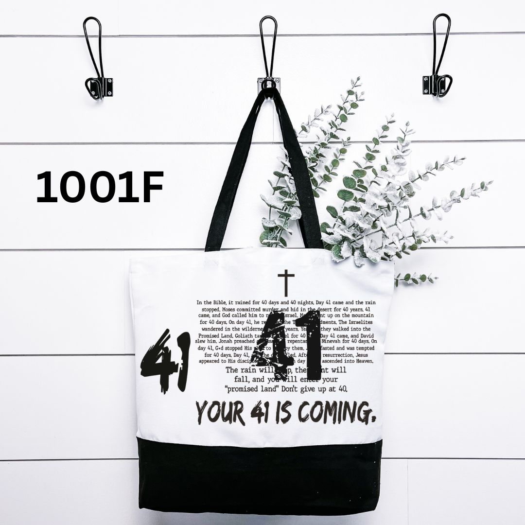 Faith Tote Bag, Color: 1001F