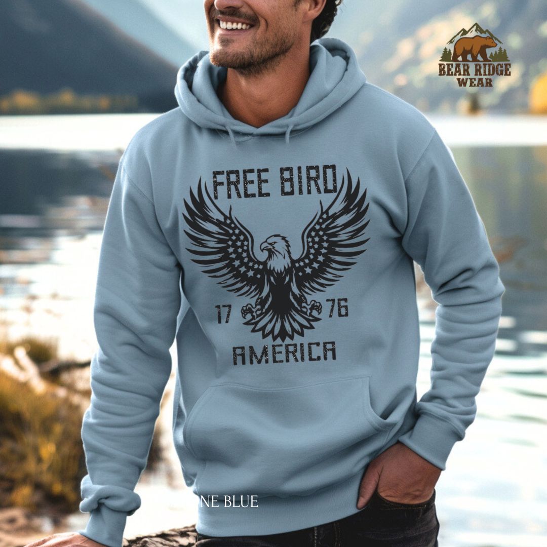 Free Bird-1776' Patriotic Hoodie