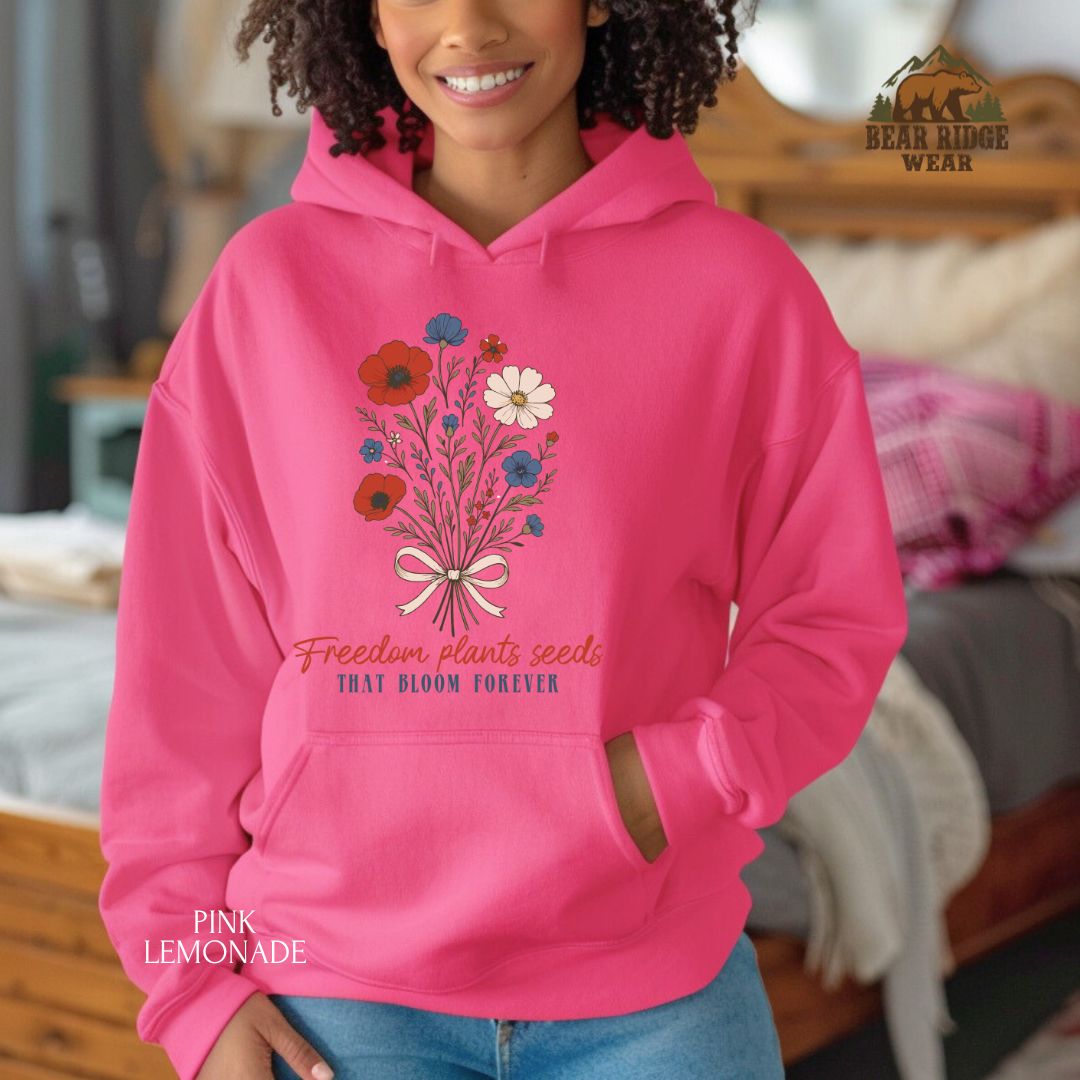 Freedom Plants Seeds' Patriotic Hoodie