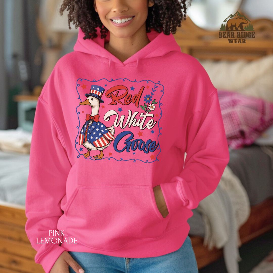 Red White Goose' Patriotic Hoodie