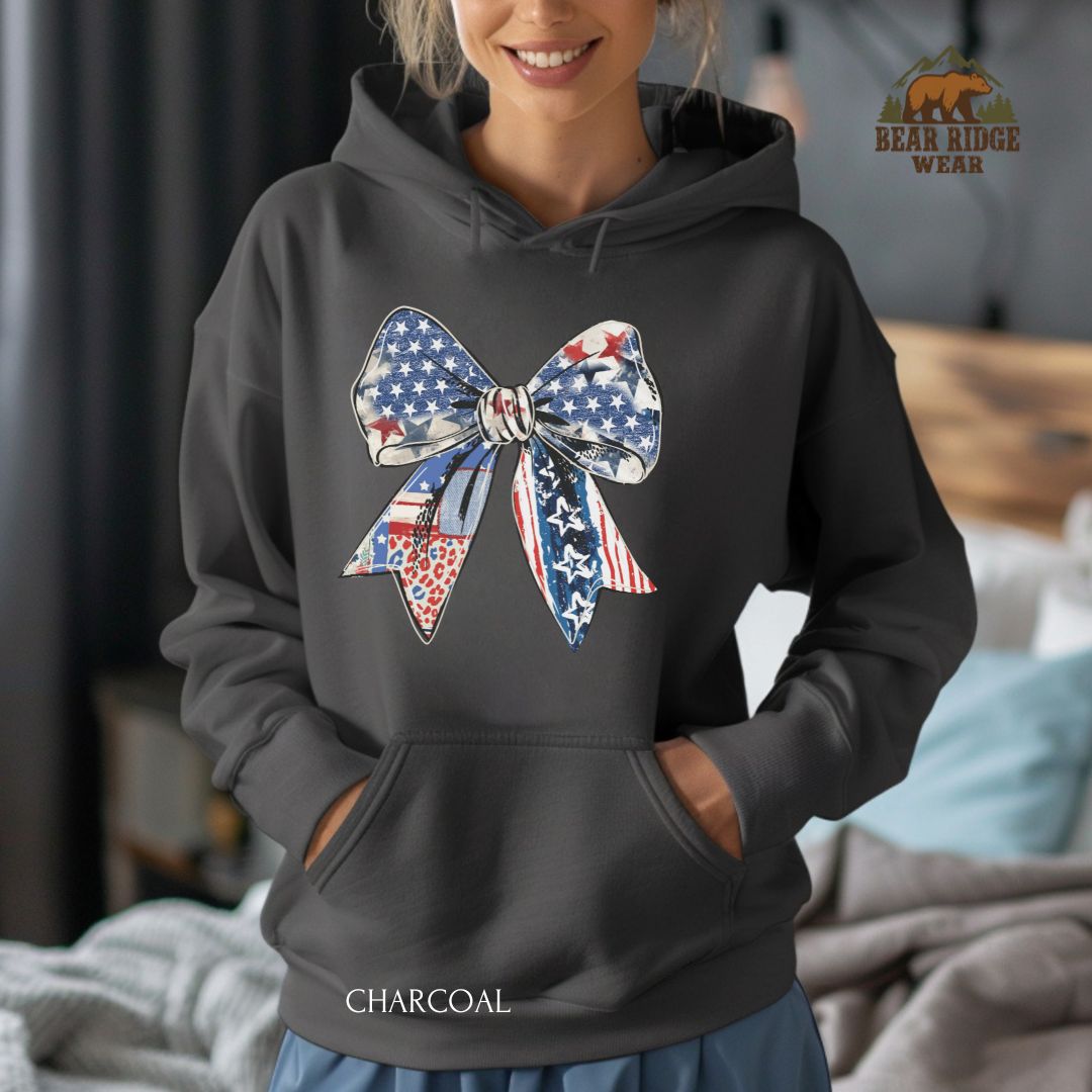 Bow' Patriotic Hoodie
