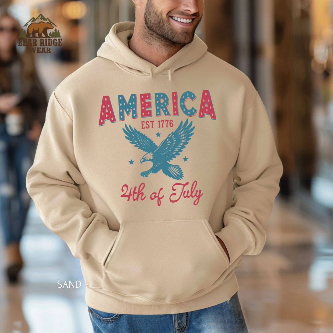 America-1776' Patriotic Hoodie