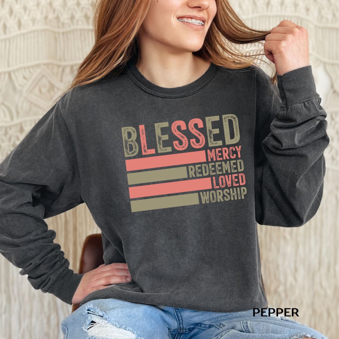 Blessed' Faith Long-Sleeve Tee
