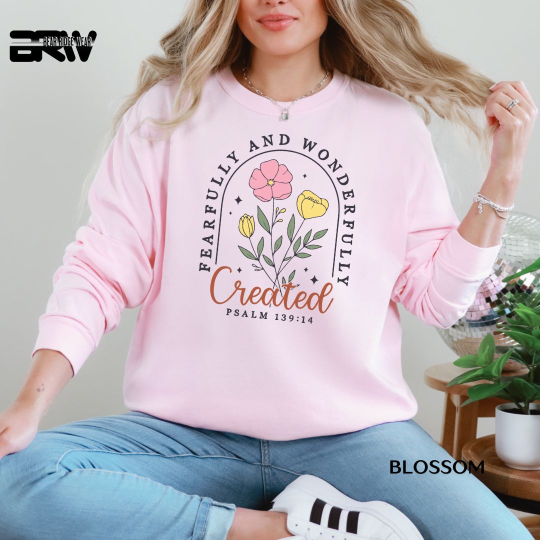 Fearfully Created' Faith Long-Sleeve Tee