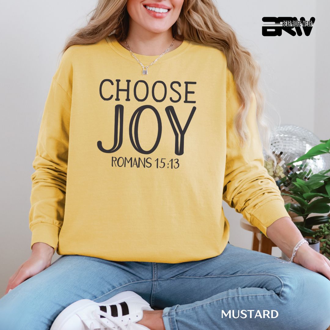 Choose Joy' Faith Long-Sleeve Tee