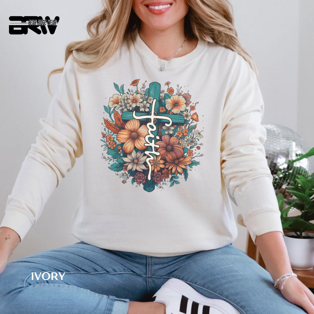 Faith-Cross' Faith Long-Sleeve Tee