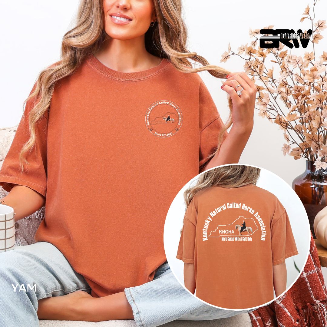 KNGHA Tee White, Color: Yam, Size: 2XL