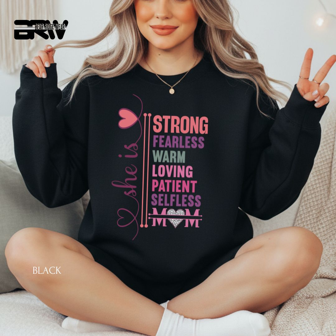 She Is' Mother's Day Crewneck Sweatshirt