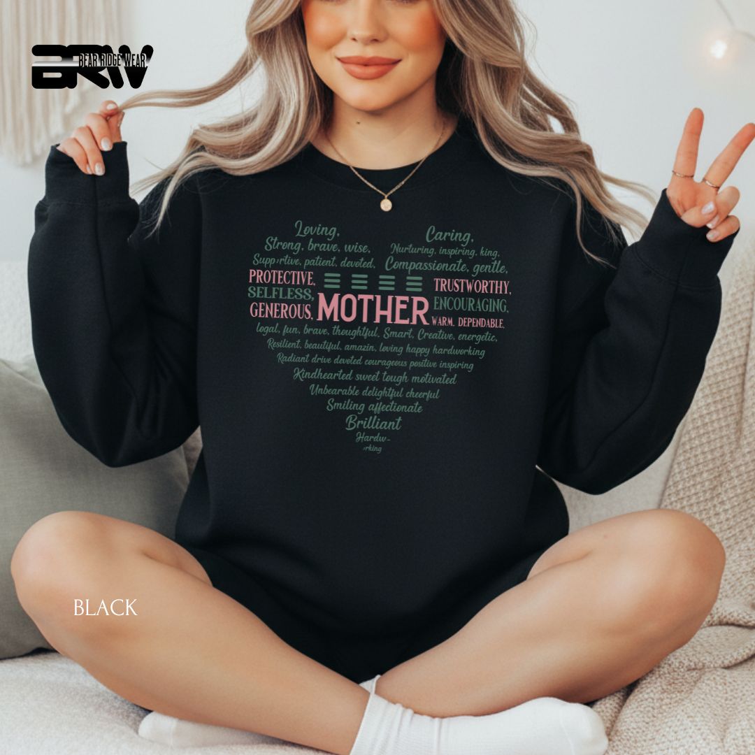 Mother-Heart' Mother's Day Crewneck Sweatshirt