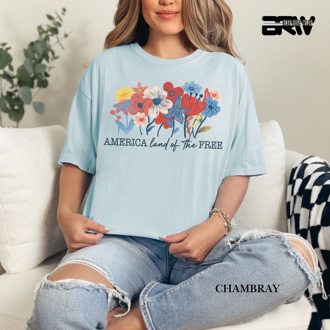 America Flowers' Patriotic T-Shirts