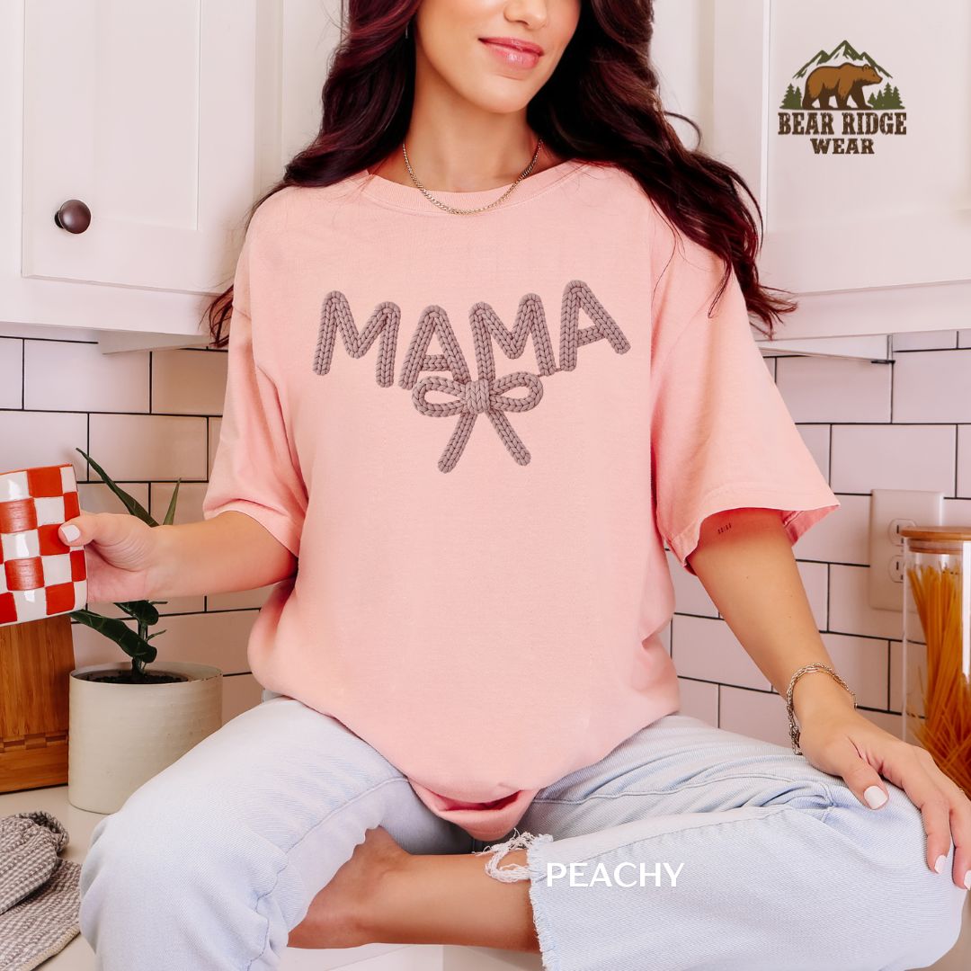 Mama-Bow-Yarn' Mother's Day T-Shirt