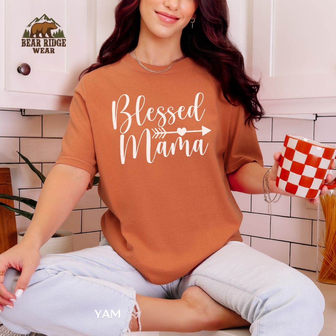 Blessed Mama-Arrow' Mother's Day T-Shirt