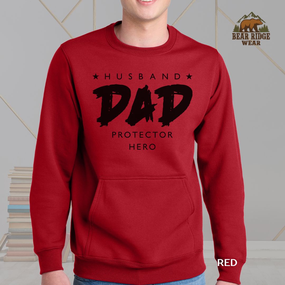 Husband Dad Protector Hero' Father's Day Kangaroo Crew