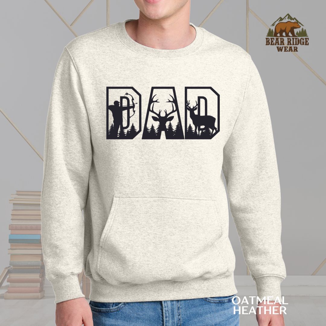 DAD-Deer Hunter' Father's Day Kangaroo Crew