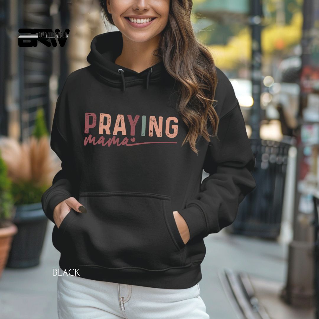 Praying Mama-with heart' Mother's Day Hoodie