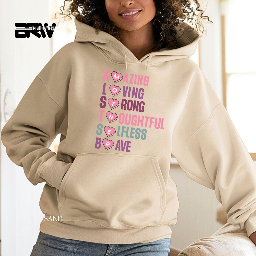 Mother-Amazing Loving-Hearts' Mother's Day Hoodie