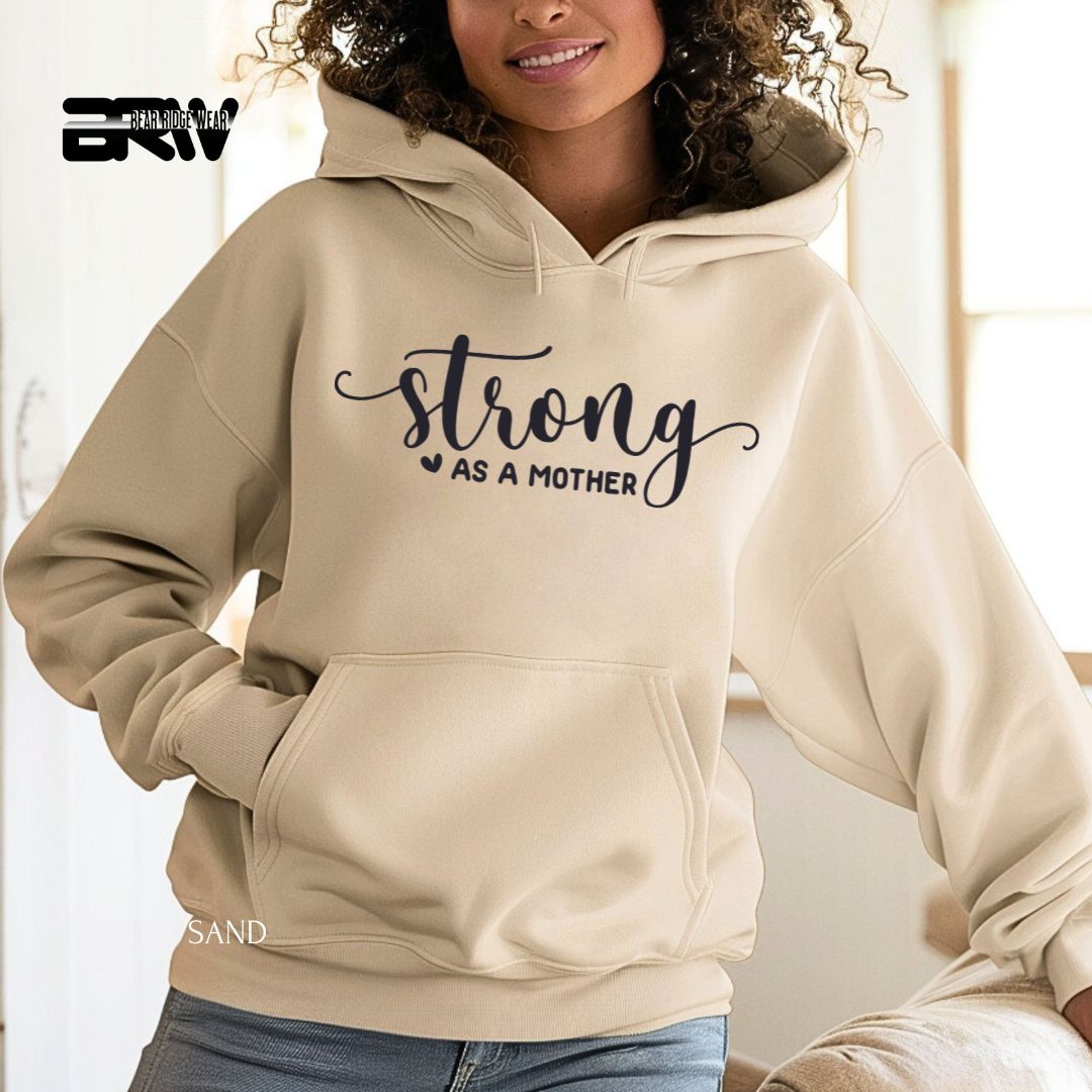 Strong As A Mother' Mother's Day Hoodie