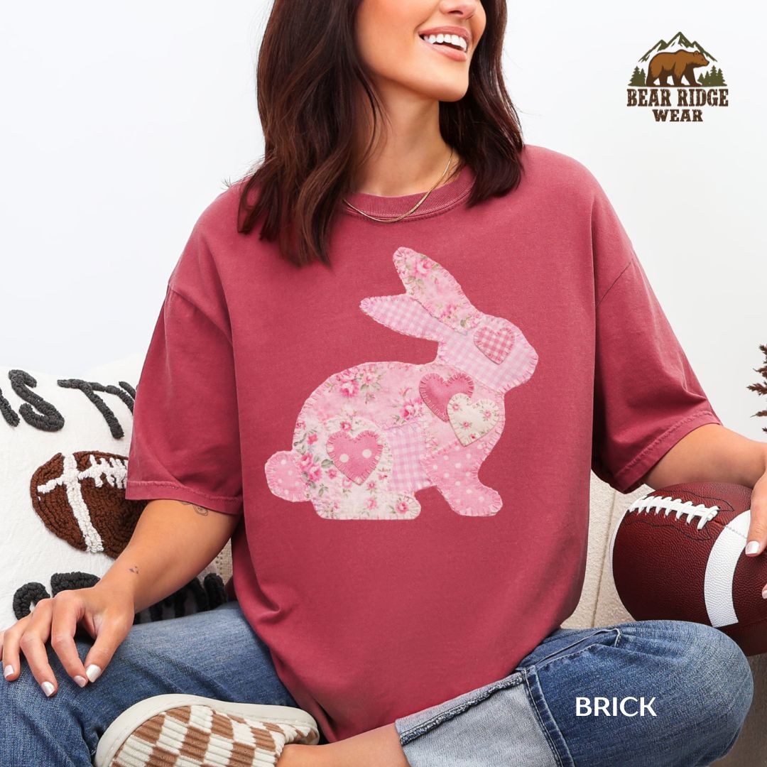 Patchwork Rabbit' Spring T-Shirt