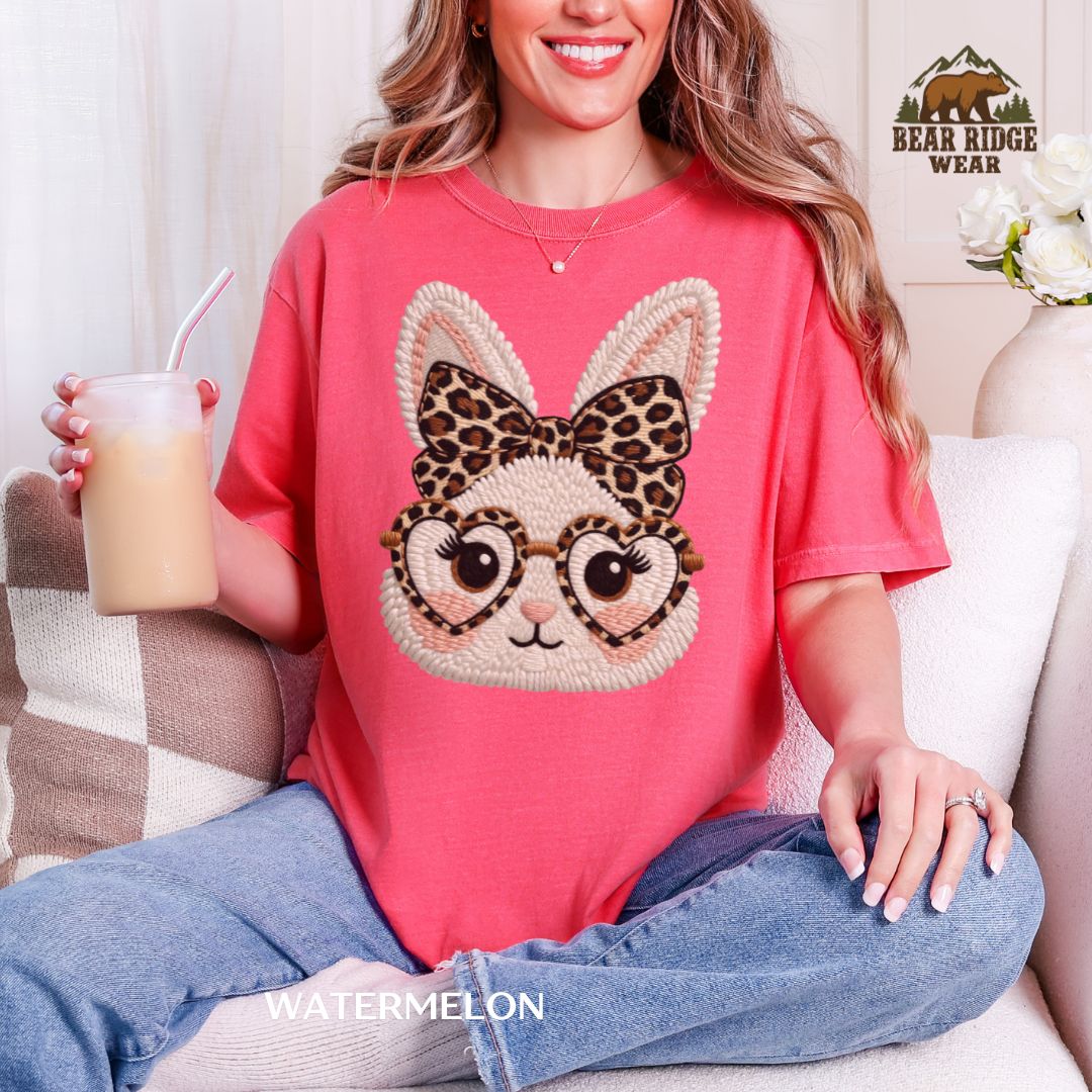'Leopard Bunny' Spring T-Shirt