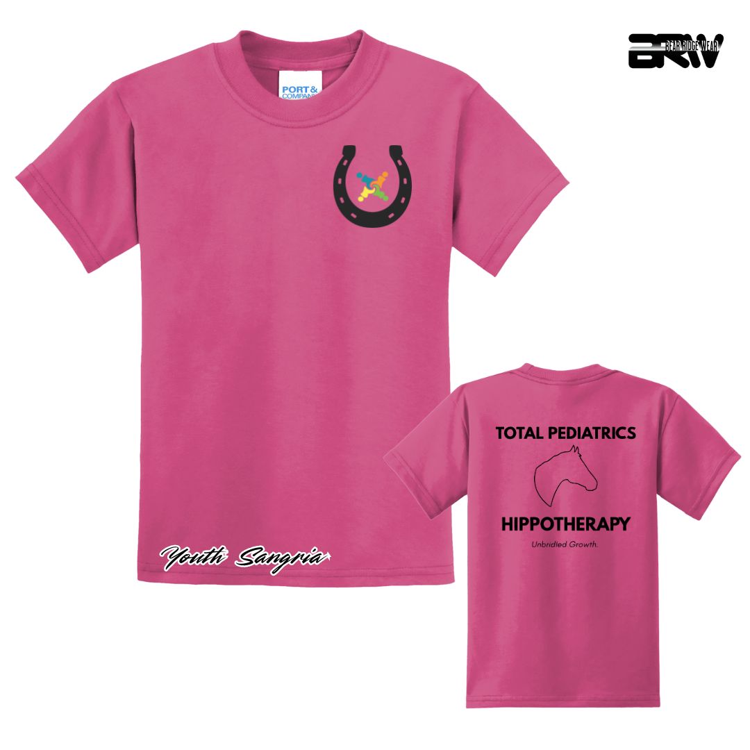 Hippo Therapy, Total Peds(Youth), Color: Pink, Size: S