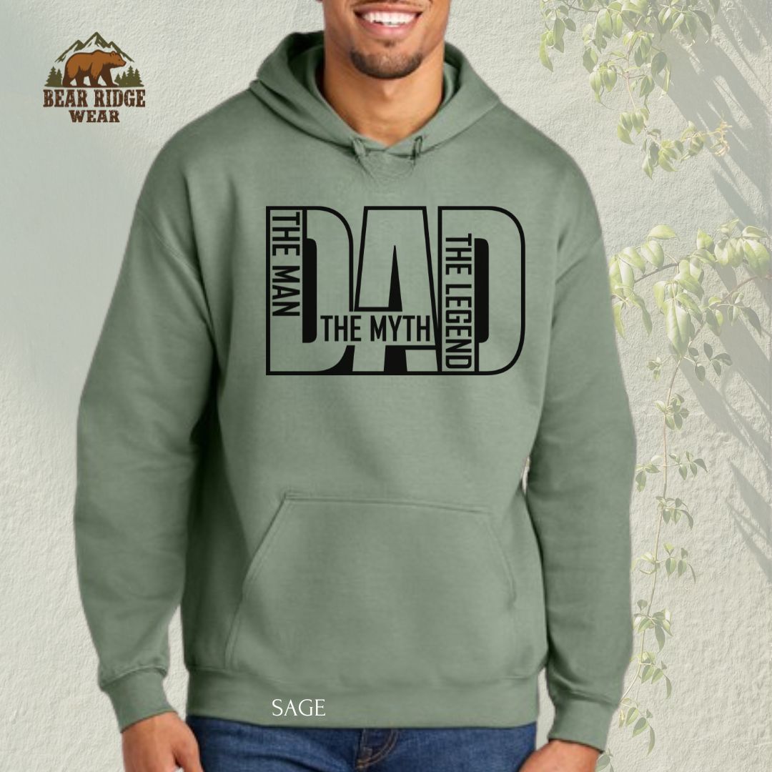 Dad-Man Myth Legend' Father's Day Hoodie