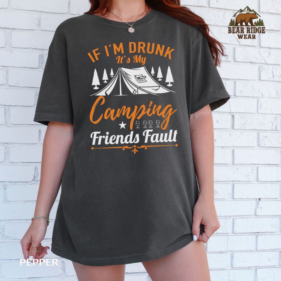 If I'm Drunk-Camping' Summer T-shirt