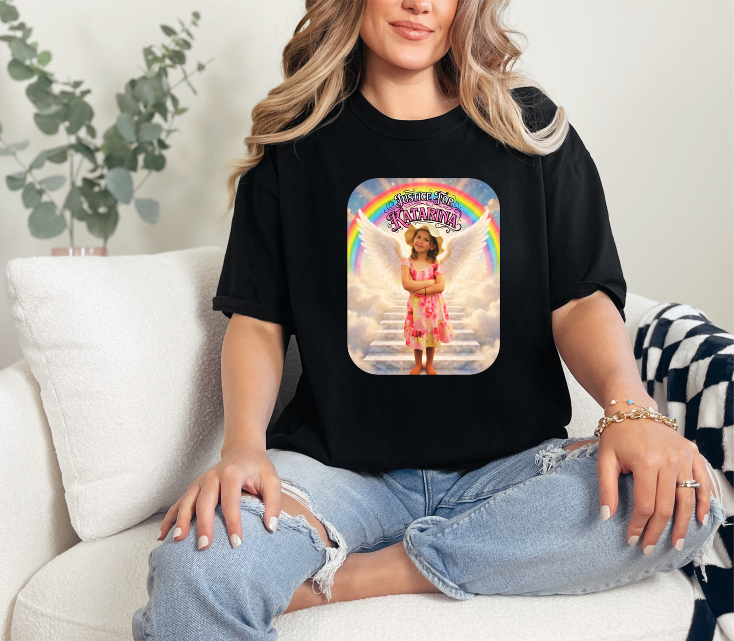 Justice for Katarina 1, Color: Black, Size: S