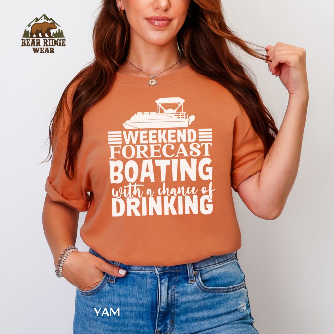 Weekend Forecast-Boating' Summer T-shirt