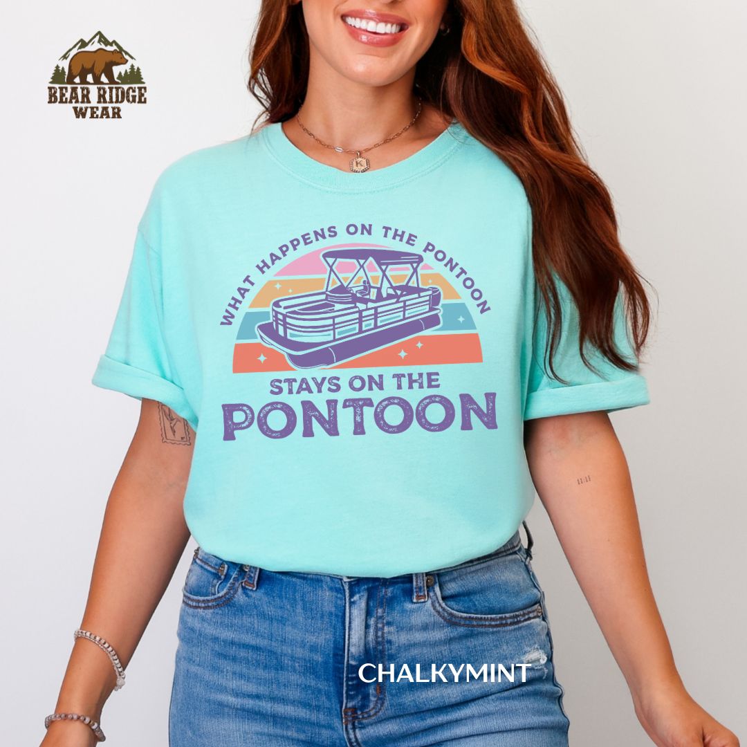 What Happens on the PonToon' Summer T-shirt